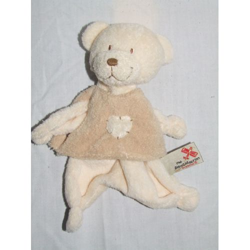 OURS NICOTOY DOUDOU BABY COLLECTION BEIGE 21 cm