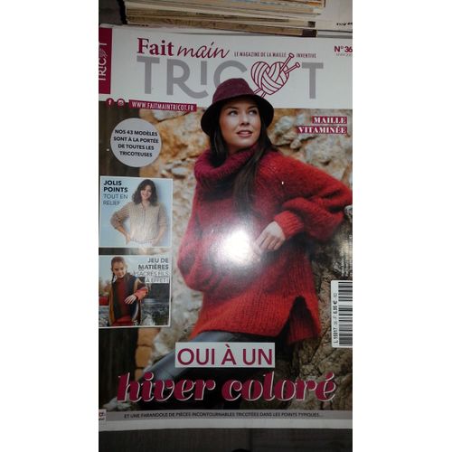 Fait Main Tricot N°36 Hiver Coloré