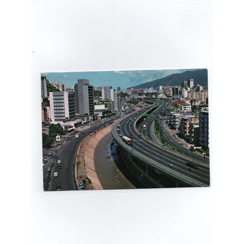 Autopista Del Este - Colinas De Bello Monte - Caracas, Venezuela - Carte Edit. Montana Grafica C.A.