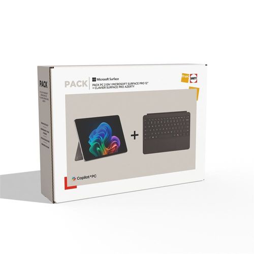 PC Hybride Pack Surface Pro 12' C8 16 256 Platine