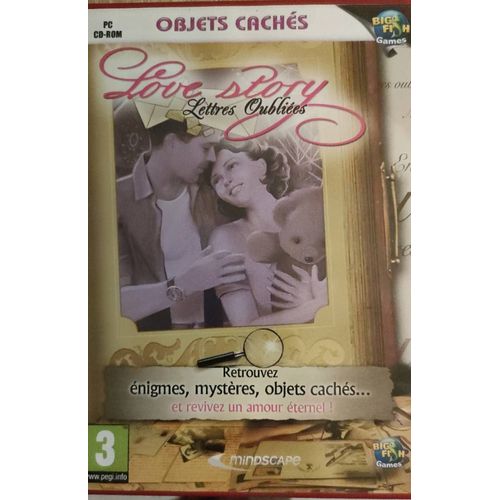 Objets cachés love story lettres oubliées