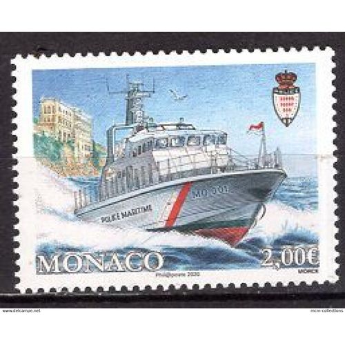 Monaco 2020 Nouvelle Embarcation De La Police Maritime Yvert N° 3253 Neuf**