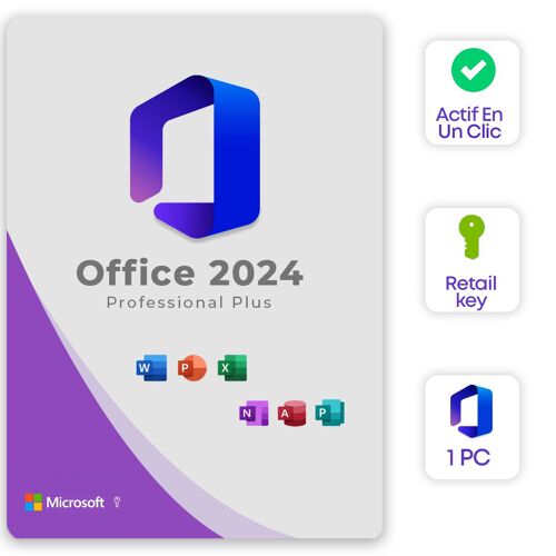 Microsoft Office 2024 Professionnel Plus | Licence À Vie | Téléchargement Instantané & Activation En Un Clic ¿ Safelicenses
