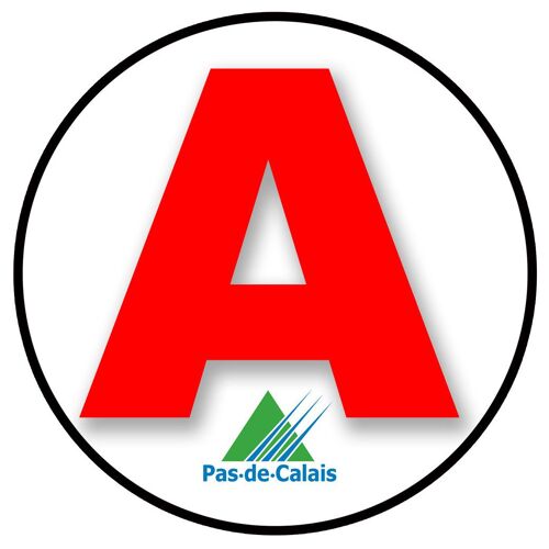 A 62 Le Pas De Calais - 15cm - Sticker/Autocollant