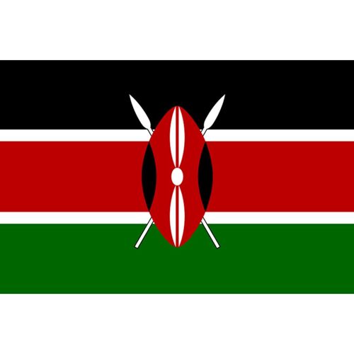 Drapeau Kenya (15x10cm) - Sticker/Autocollant