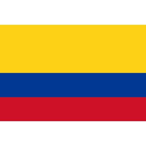 Drapeau Colombie - 15 X 10 Cm - Sticker/Autocollant