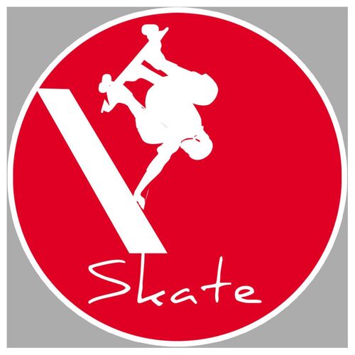 Skatepark - 15cm - Sticker/Autocollant