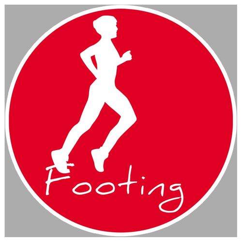 Footing - 15cm - Sticker/Autocollant
