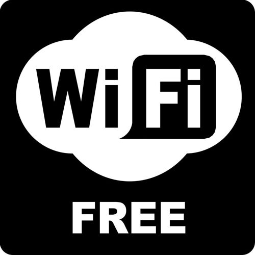 Wifi Free - 15cm - Sticker/Autocollant