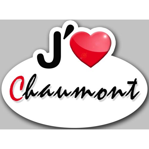 Chaumont (5x3.7cm) - Sticker/Autocollant
