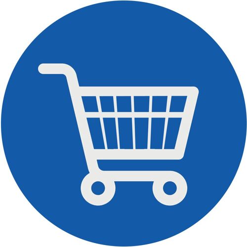 Passage Pour Caddy Obligatoire - 15cm - Sticker/Autocollant