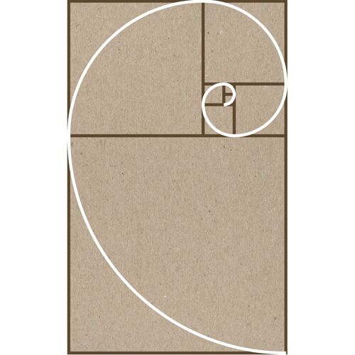Le Nombre D'or - 30x18.5cm - Sticker/Autocollant