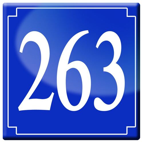 Numéroderue263 - Classique 10x10cm - Sticker/Autocollant