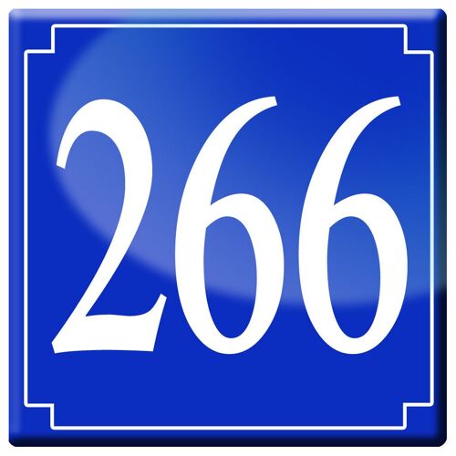 Numéroderue266 - Classique 10x10cm - Sticker/Autocollant