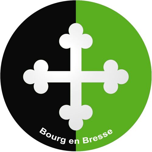 Bourg En Bresse (15cm) - Sticker/Autocollant