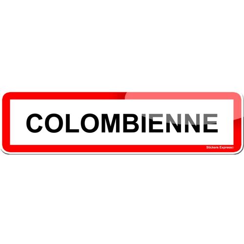 Colombienne (15x4cm) - Sticker/Autocollant
