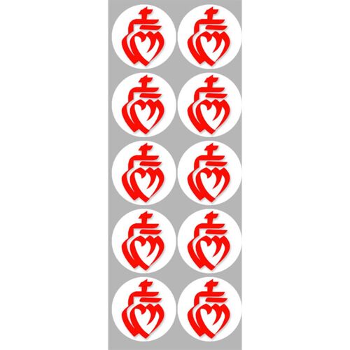 Vendée Sur Fond Blanc (10 Fois 5cm )- Sticker/Autocollant