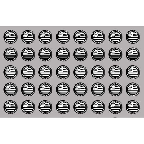 Produits Drapeau Bretons - 40fois 2cm - Sticker/Autocollant