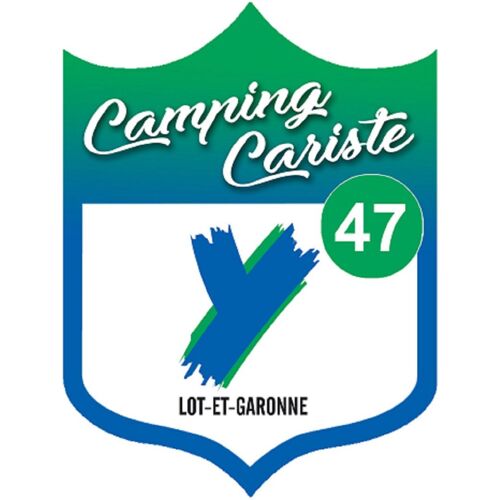 Campingcariste Lot Et Garonne 47 - 15x11.2cm - Sticker/Autocollant
