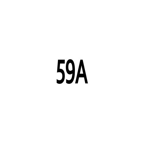 Numéro De Rue 59a - 10cm - Sticker/Autocollant