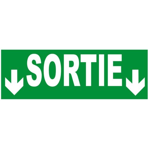 Sortie De Secours (29x10cm) - Sticker/Autocollant