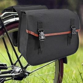 Sacoches De Selle Grande Capacite Pour Moto, Etanches, Noires, Taille Universelle Pour Femmes, Hommes Et Adultes