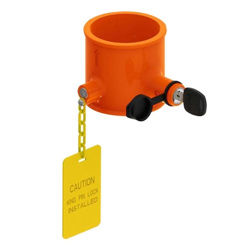 Antivol De Goupille D'attelage De Remorque En Acier Massif, A Cles Identiques, Pour Attelage Et Barre De Remorquage. Antivol De Goupille D'attelage De Remorque Robuste.