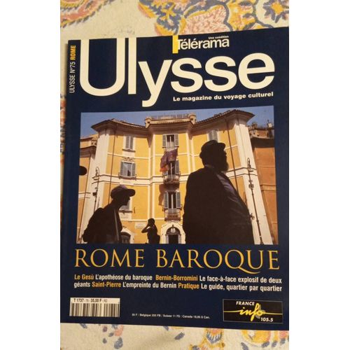 Telerama Ulysse Rome Baroque N°75