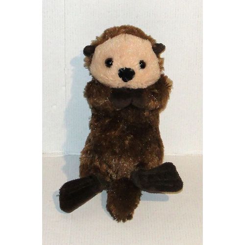 peluche loutre nature planet doudou marmotte 20 cm
