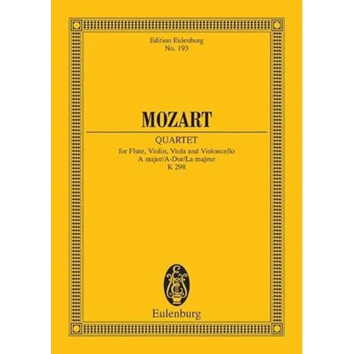 Quartet In A Major, K. 298: For Flute And Strings