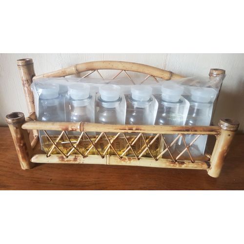 Etagère À Épices En Rotin - Neuve