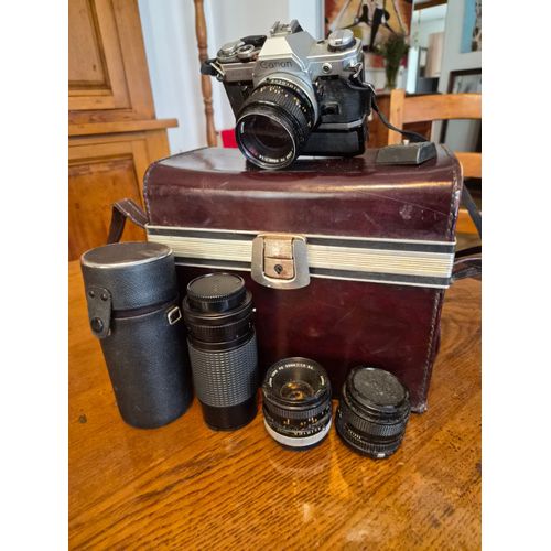 Canon AE-1 + Objectifs