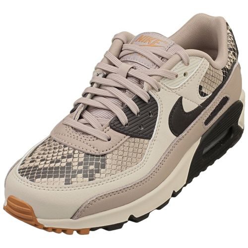 Nike Air Max 90 Se Femme Baskets Mode Marron Velours Malt