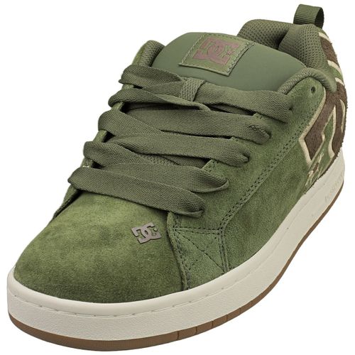 Chaussures Dc Shoes Court Graffik Se Olive Baskets Skate