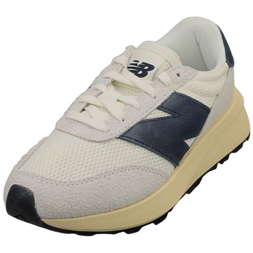 New Balance 370 Fashion Trainers Unisexe Blanc Crème Marine