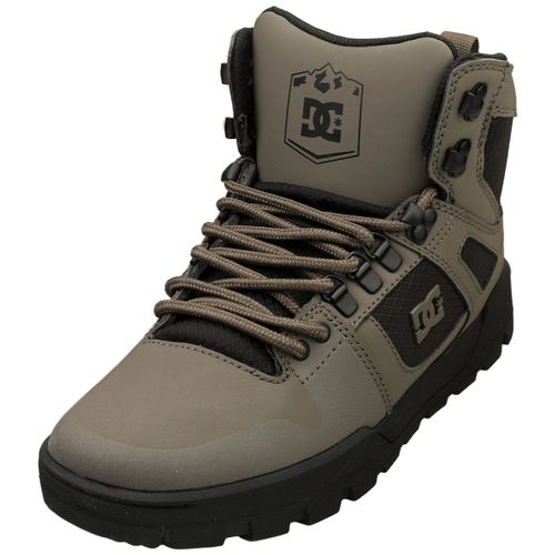 Chaussures Dc Shoes Pure High Top Wr Baskets Casual Olive Noir