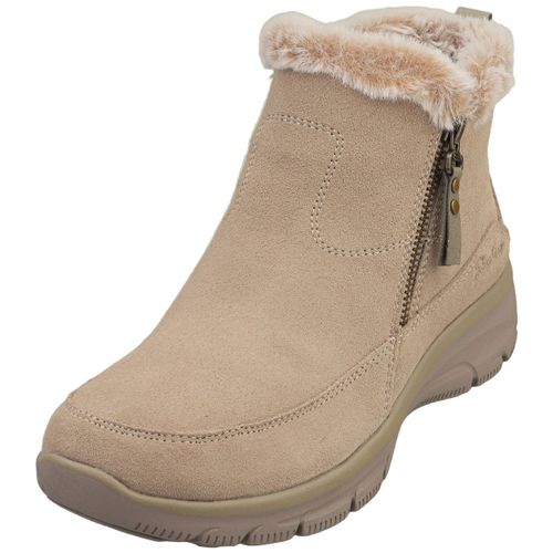 Skechers Easy Going Cool Zip Bottines Casual Femme Taupe