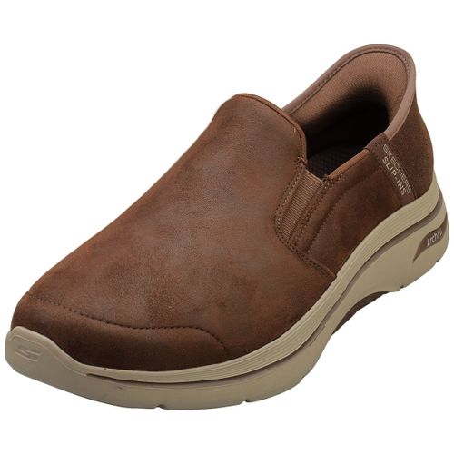 Skechers Go Walk Arch Fit 2 0 Marron Pour Homme Slip On