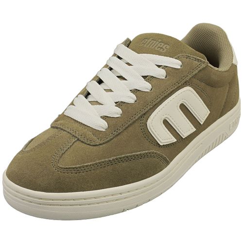 Chaussures Etnies Locut Baskets Skate Olive Blanc