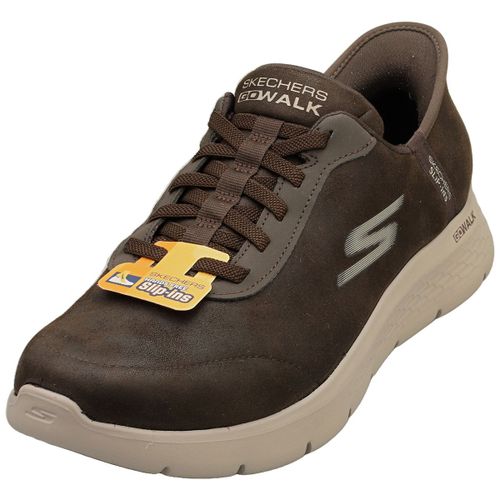 Skechers Go Walk Flex Brown Casual Trainers Pour Hommes