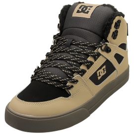 Chaussures Dc Shoes Pure High Top Wc Wnt Baskets Skate Tan Noir