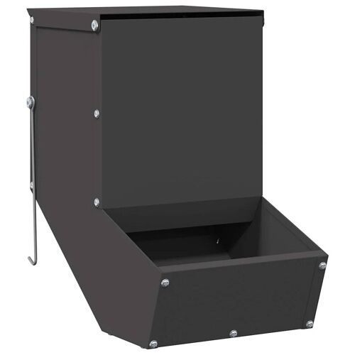 Vidaxl Distributeur Pour Lapins Noir 17.5 X 26 X 28.5 Cm