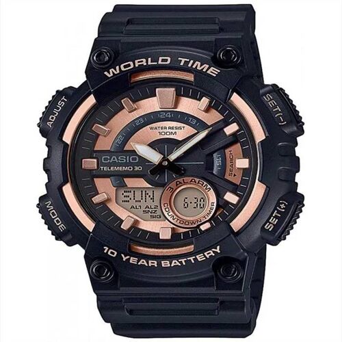 Montre Casio Aeq 110w 1a3 Sport Analogue Noire Homme