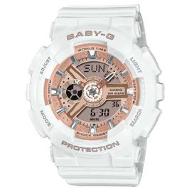 Casio Montre Blanc Analogique - Digital Femmes Baby-G Ba-110x-7a1er