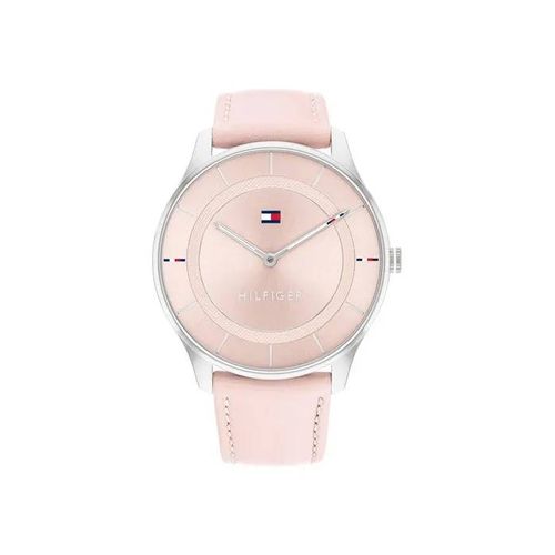 Montre Bracelet Tommy Hilfiger - 1782527 - Montre Analogique A Quartz Pour Femme Avec Bracelet En Cuir Rose