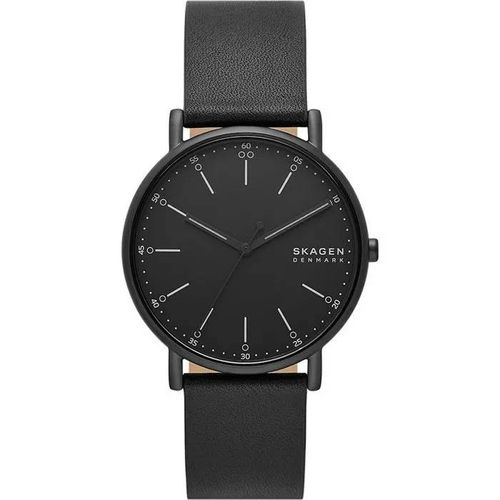 Montre Hommes Skagen Skw6902 - Cuir Noir - Etanche 5 Atm - Quartz Analogique