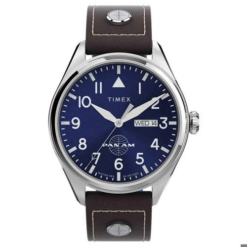 Timex Montre Marron Analogique Hommes Pan Am Twg030100