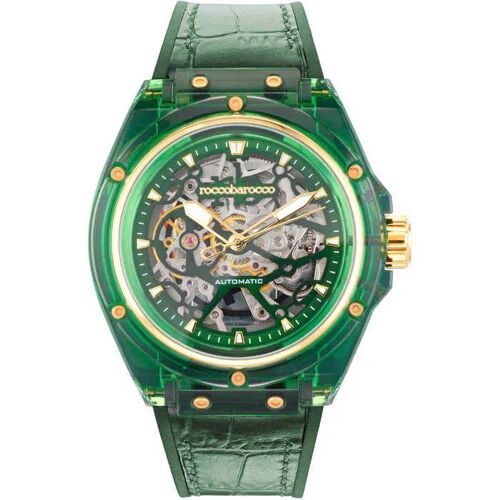 Montre - Cuir,Silicone Verte - Roccobarocco - Rb.3249m-06