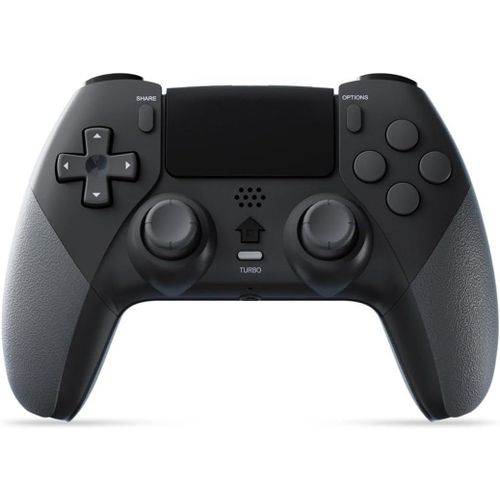 LATEC Manette Sans Fil pour PS4, Manette PS4/Pro/Slim avec Programmation Macro, Capteur Gyroscopique 6 Axes, Double Vibration e Pavé Tactile