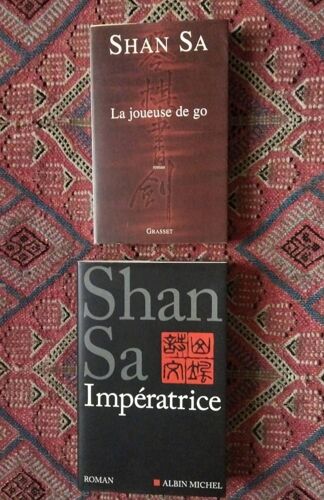 Lot De 2 Romans De Shan Sa : La Joueuse De Go (Grasset)+ Impératrice (Albin Michel). Très Bon État.